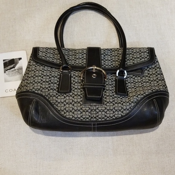 Coach Handbags - Authentic Coach Signature Large Bag